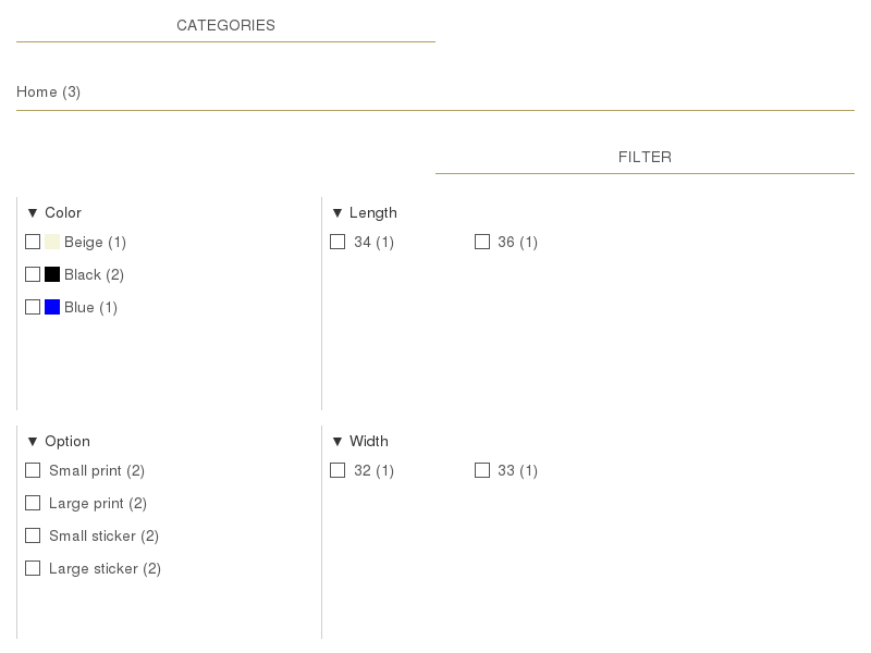 Aimeos catalog count