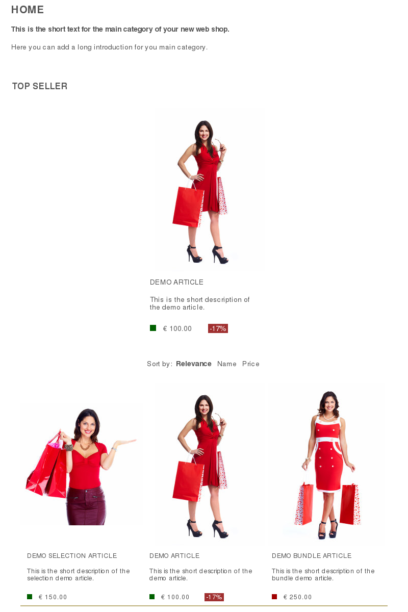Aimeos catalog list