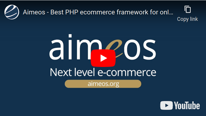 Aimeos ecommerce video