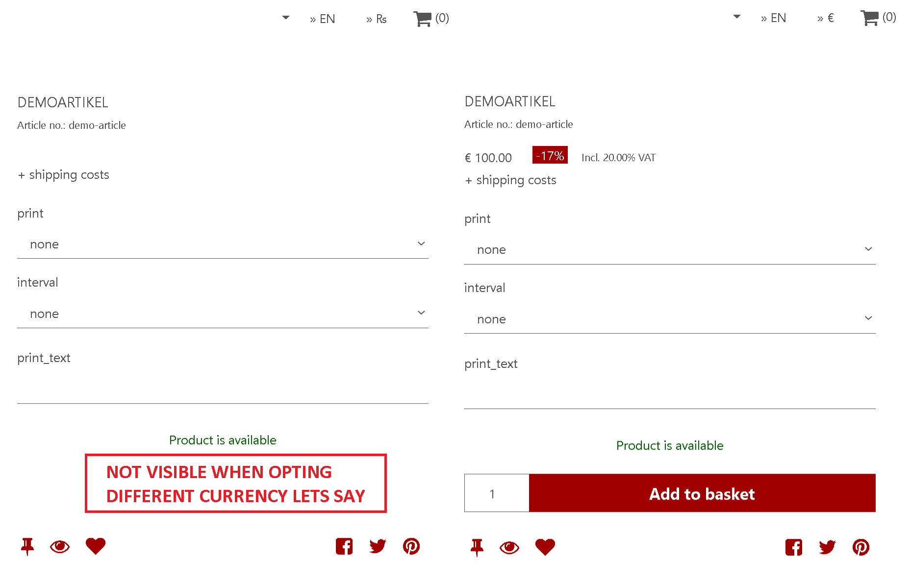 Missing Add to Basket button
